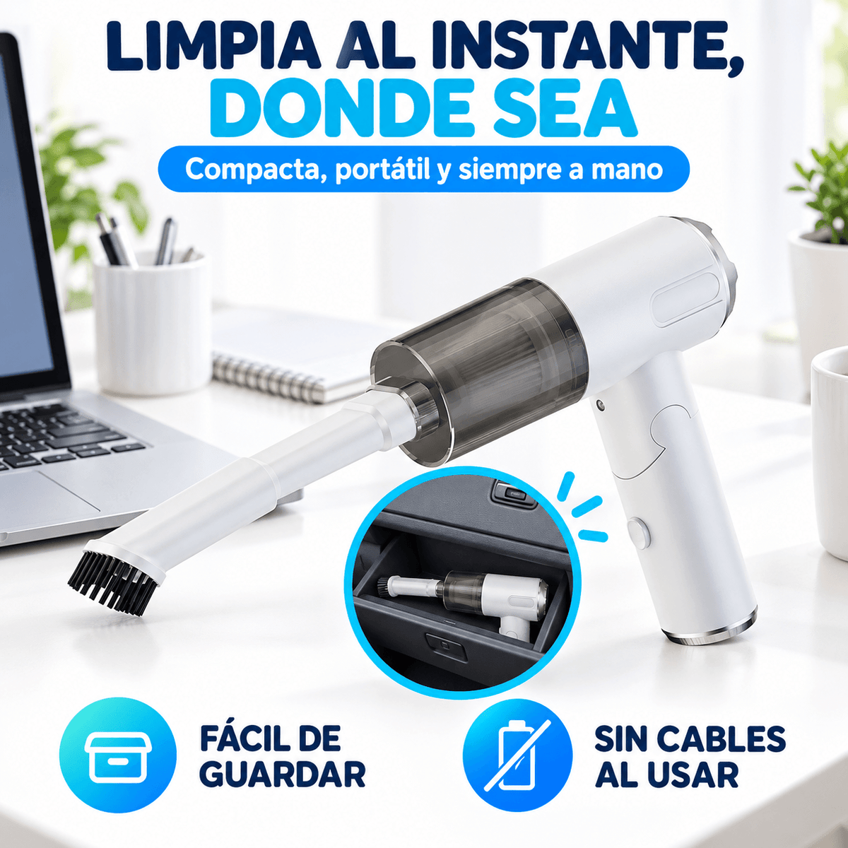 Aspiradora Portátil 2 en 1